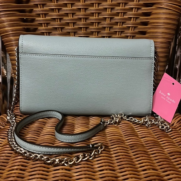 ♠️ kate spade Embroidered Lea Daisy Floral Chain Wallet Crossbody Bag, Aphrodite - Picture 7 of 15